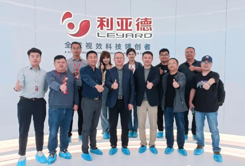 甘肃简牍博物馆馆长朱建军一行赴乐天使南方总部参观考察