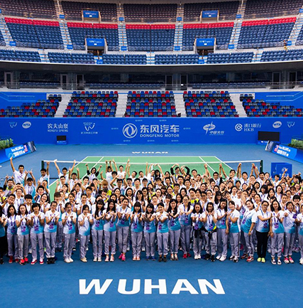 武汉网球公开赛户外LED显示屏项目